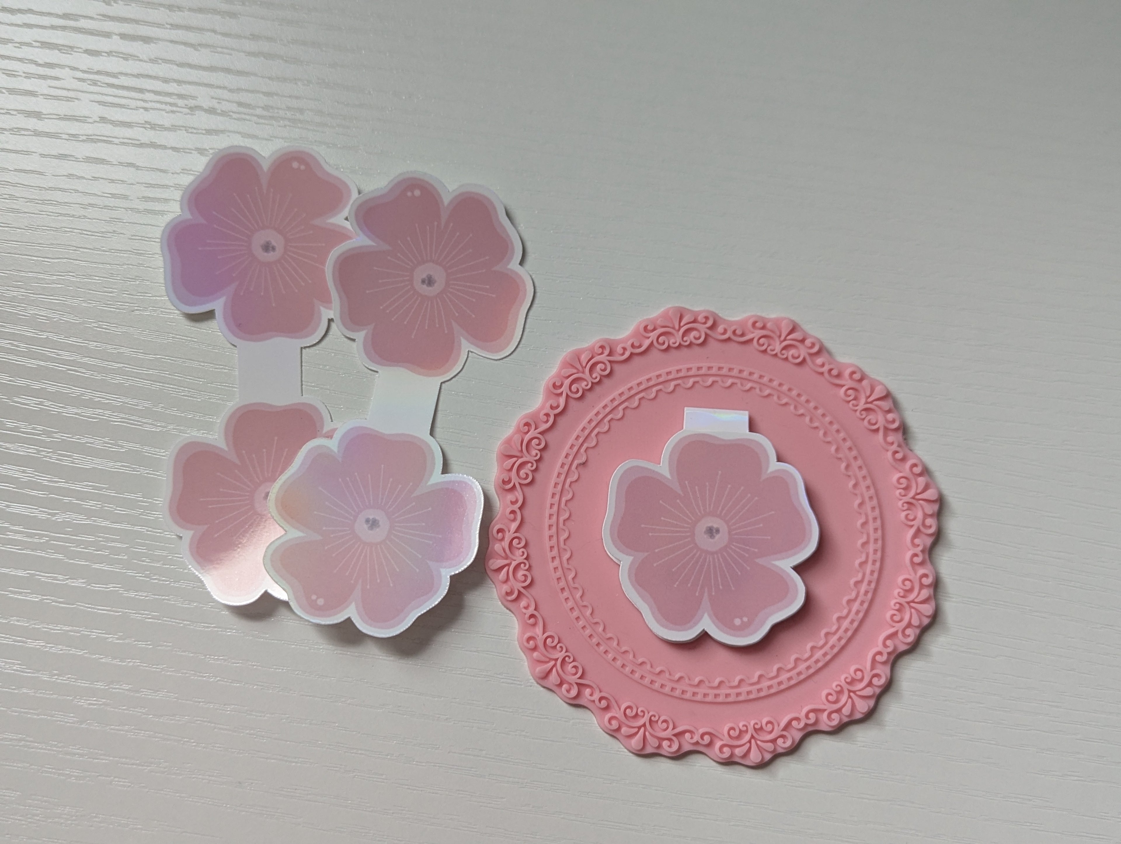 Hibiscus Flower Magnetic Bookmark