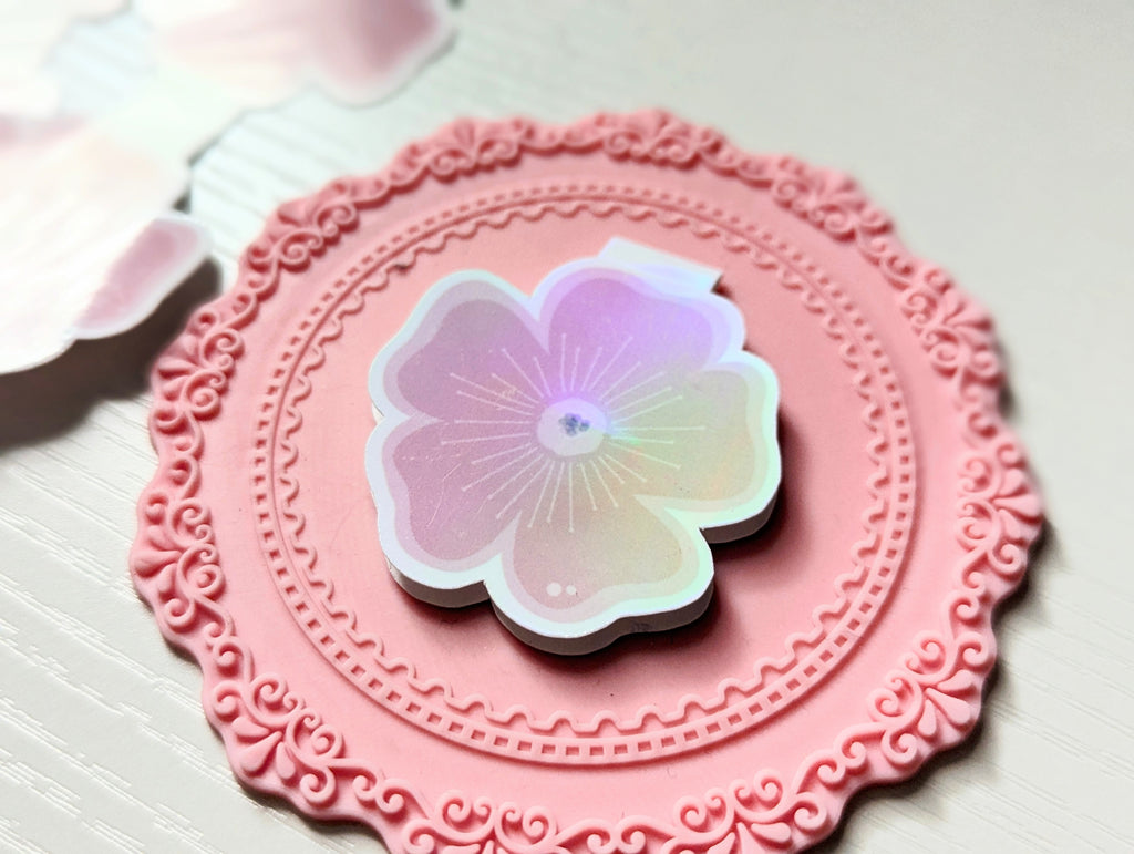 Hibiscus Flower Magnetic Bookmark
