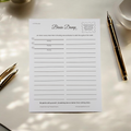 Brain Dump Planner Pad, Simple Start 8.5x11"