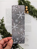 Winter Holiday Green Snowflake Bookmark