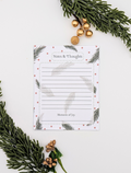 Notes and Thoughts Joy Notepad Holiday Winter Pine 4 x 5