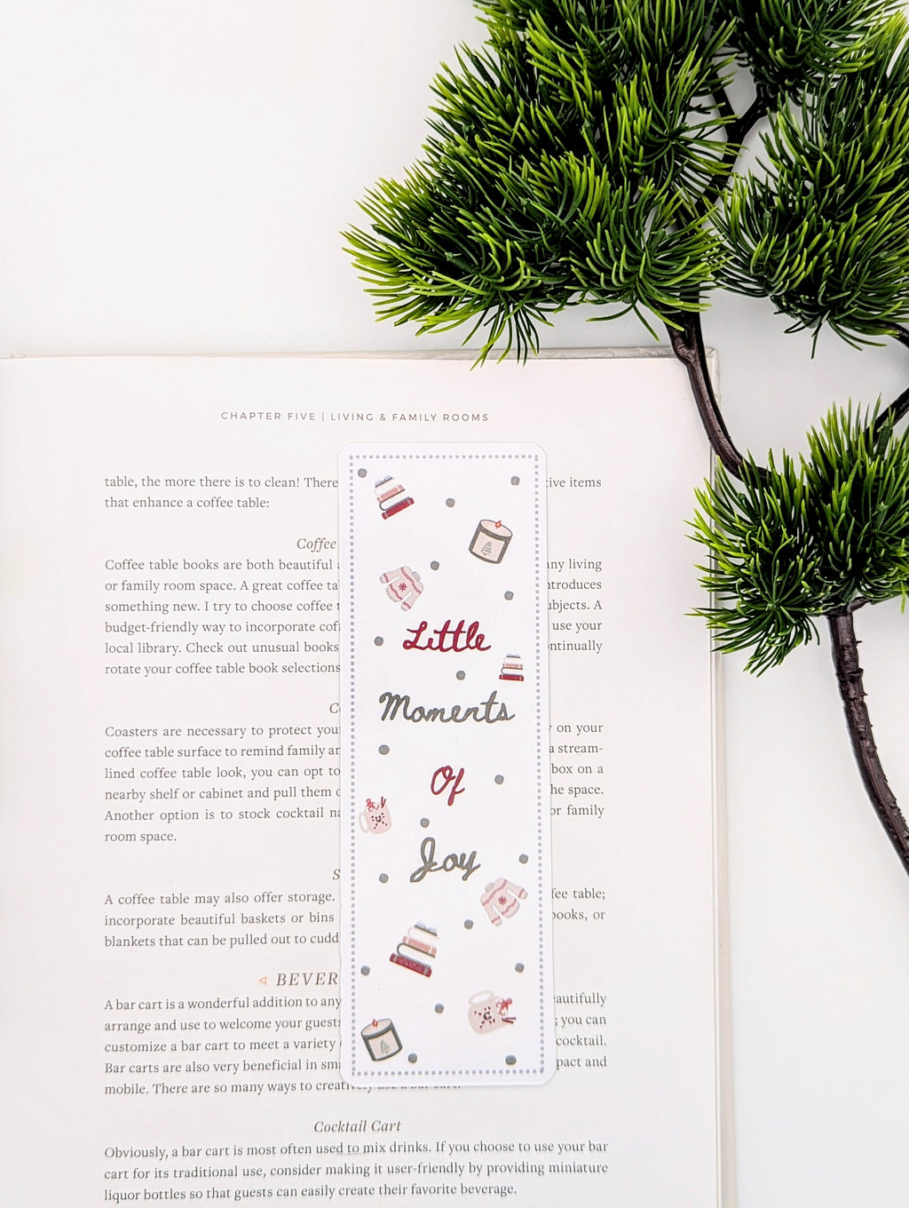 Christmas Holiday Little Moments of Joy Bookmark