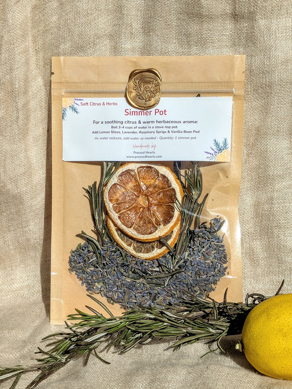 Soft Citrus, Herbs & Vanilla 1 Pot Kit