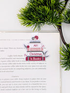 All I Want for Christmas is Books Bookstack Magnetic Bookmark