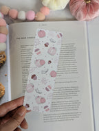 Pink Pumpkin Fall Theme Bookmark