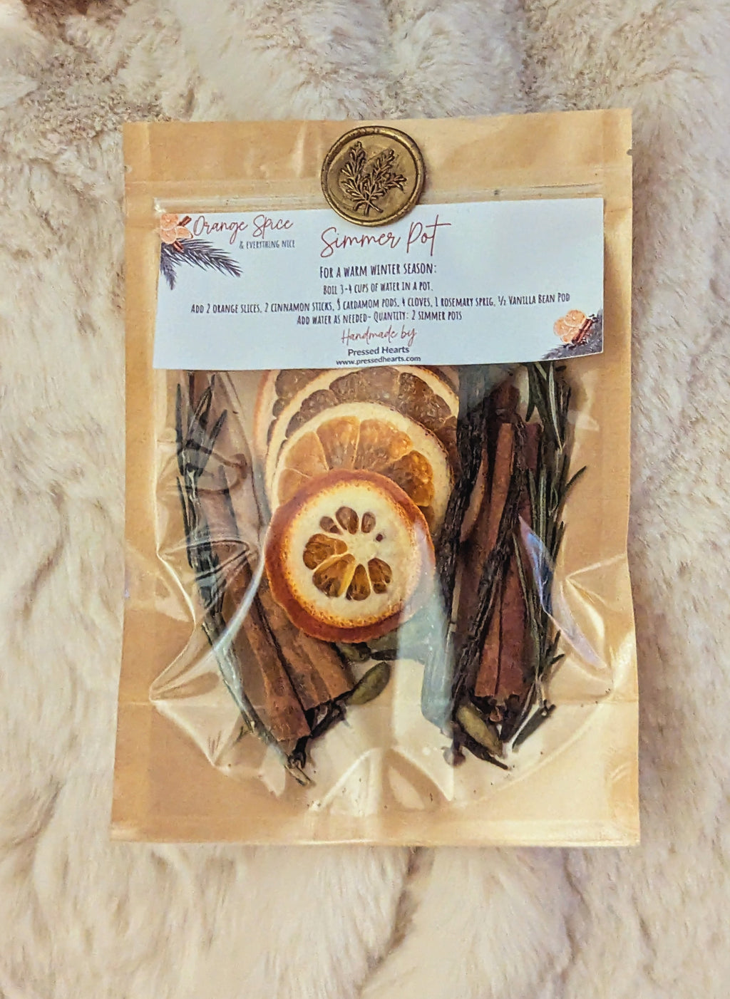 Orange Spice Simmer Pot Potpourri Kit