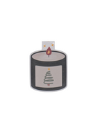 Cozy Candle Christmas Tree Magnetic Bookmark