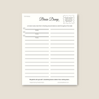 Brain Dump Planner Pad, Simple Start 8.5x11"