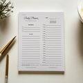 Simple Start Daily Planner Pad, 8.5x11"