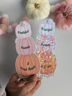 Grateful Gourds Good Reads Pumpkin Cut Out Bookmark