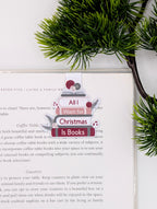 All I Want for Christmas is Books Bookstack Magnetic Bookmark