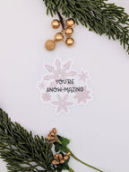 Snowflakes Holiday Winter Vinyl Sticker